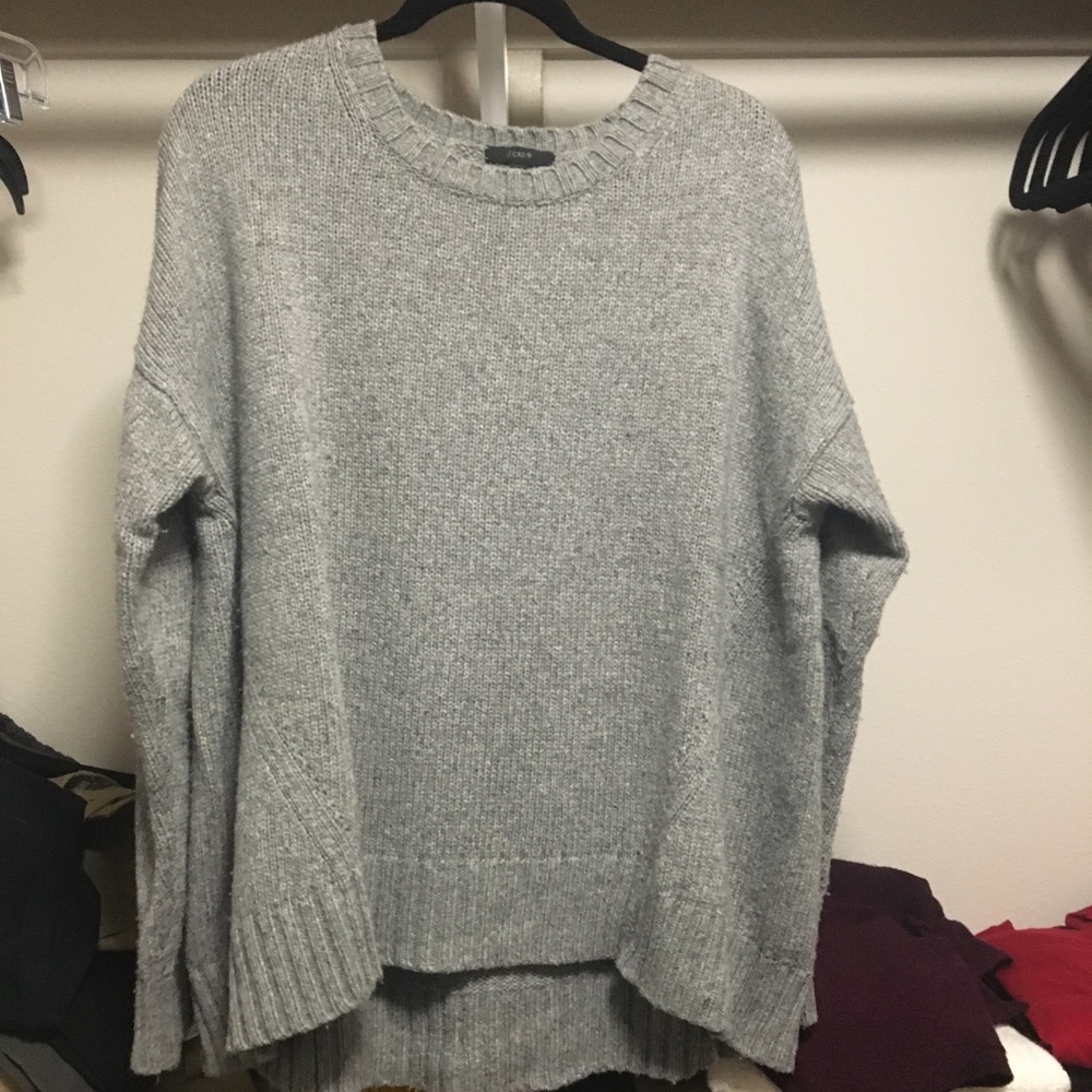 Gray J. Crew Pullover Sweater